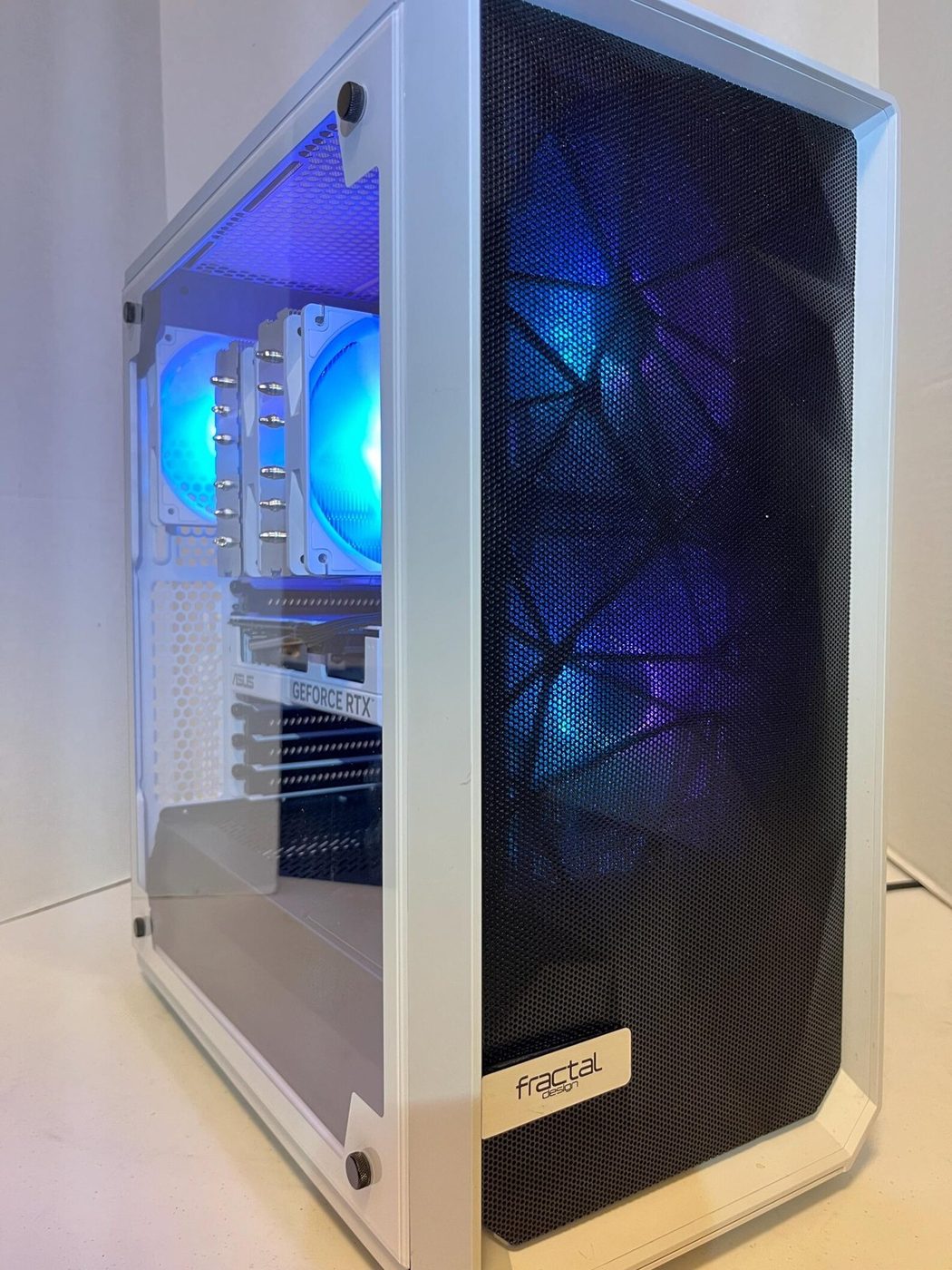 Fractal Meshify gaming PC built by NG+ GameBuilds